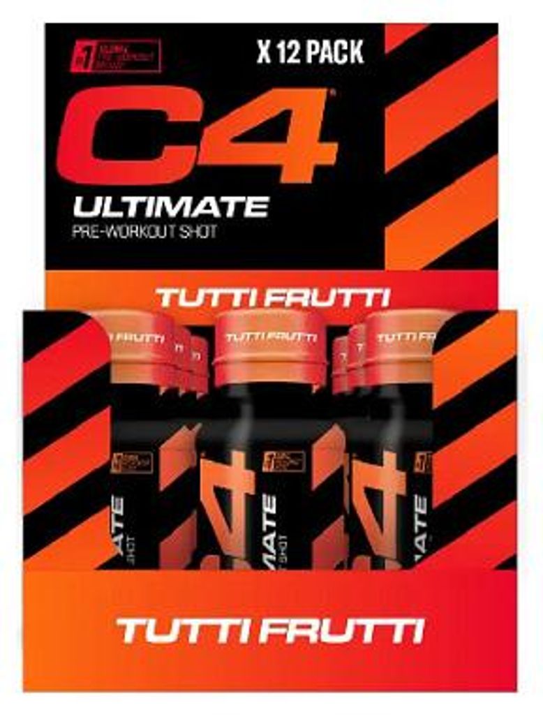 Cellucor C4 Ultimate Pre-Workout Shot 12x60ml - Tutti Frutti