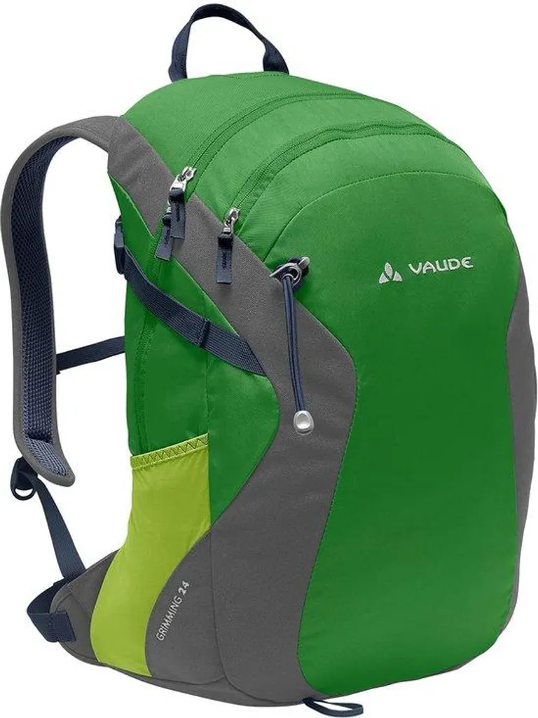 Sac de trekking étanche 24 litres vert pour marche en montagne