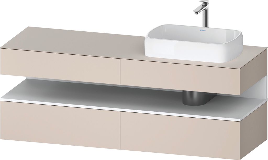 DURAVIT QA4778018910010 QTG KWTU WH Ek. 1600x550x600 Tp. Mt.