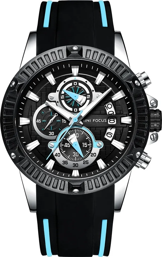 Regalo Uomo: Orologio Mini Focus KP14332 Nero/Blu con Box Regalo
