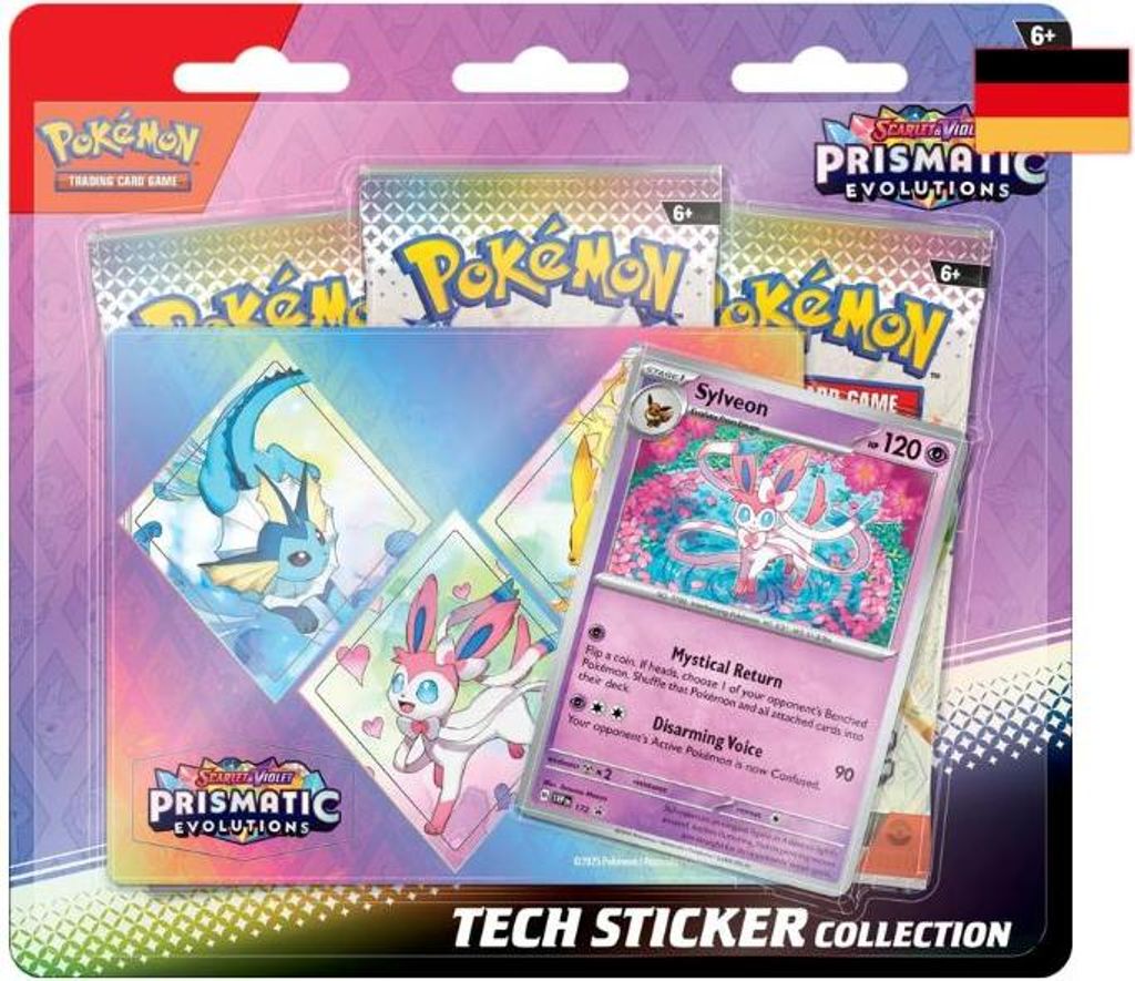Pokémon Prismatische Entwicklungen Feelinara Tech Sticker Produktbild 