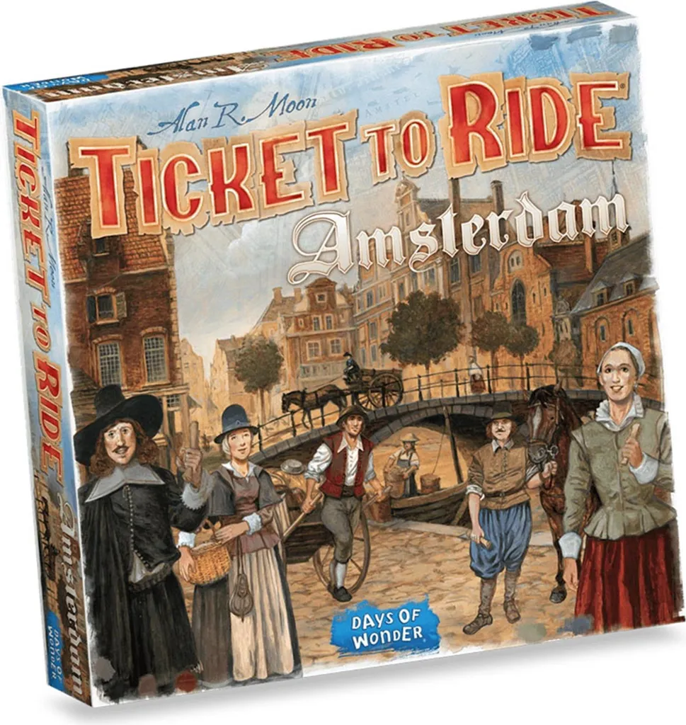 Jeu de société Ticket to Ride Amsterdam : règles simples et jeu rapide