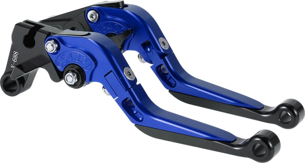 Kurze Lange Brems- Und Kupplungshebel Für Yamaha YZF R1 1999-2001 Verstellbare Motorrad Lenker Bremshebel Aluminiumlegierung Blau Griff Schwarzes ...