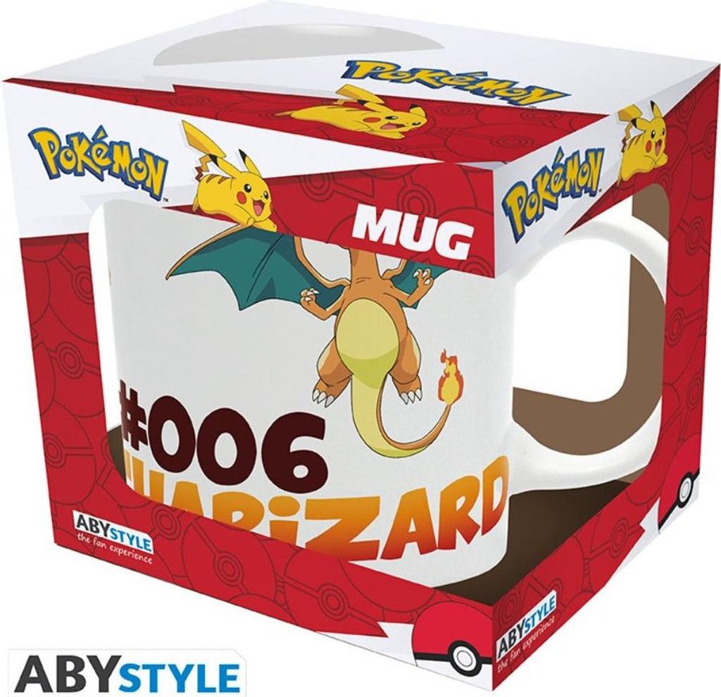 POKEMON - Becher - 320 ml - Typ Charizard Produktbild 