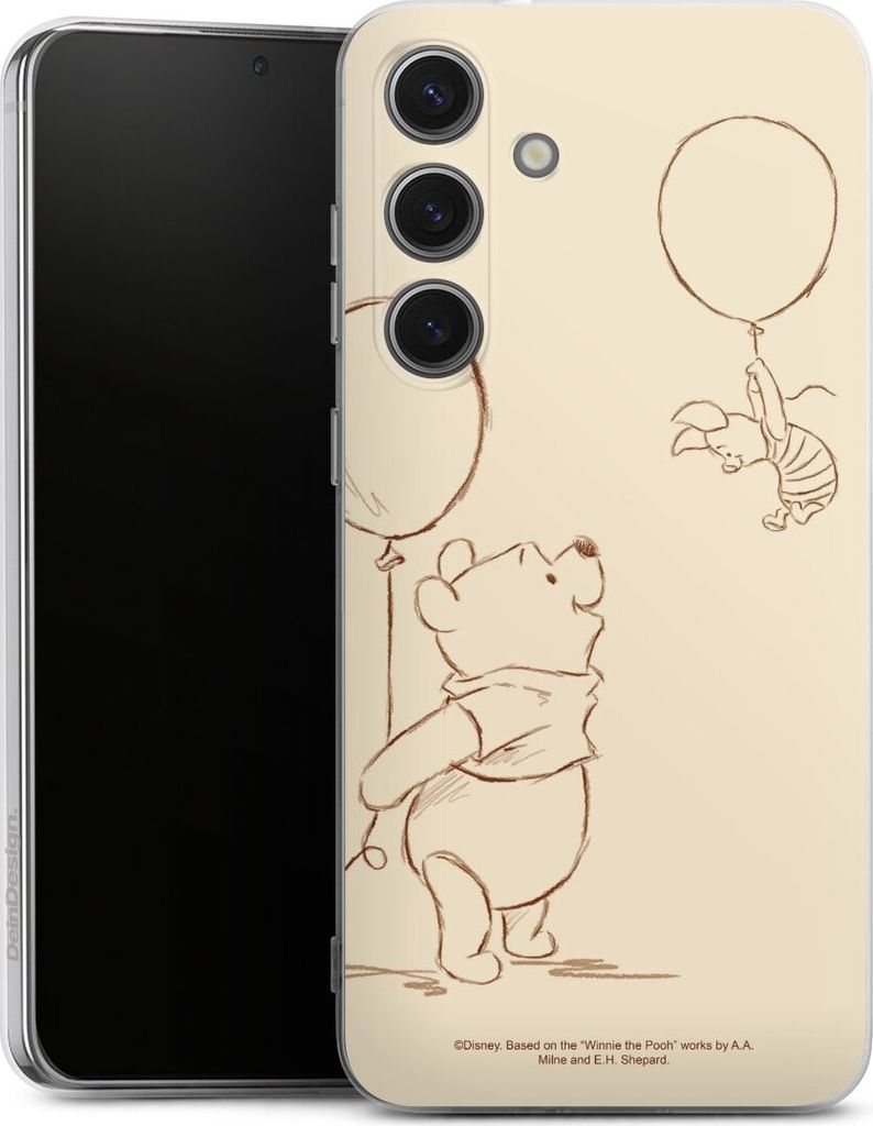 DeinDesign Handyhülle für Samsung Galaxy S25+ Silikon Hülle Case Smartphone Schutzhülle Disney Offizielles Lizenzprodukt Winnie Puuh