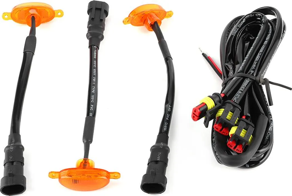 3PCS auto Greet LED luce paraurti anteriore