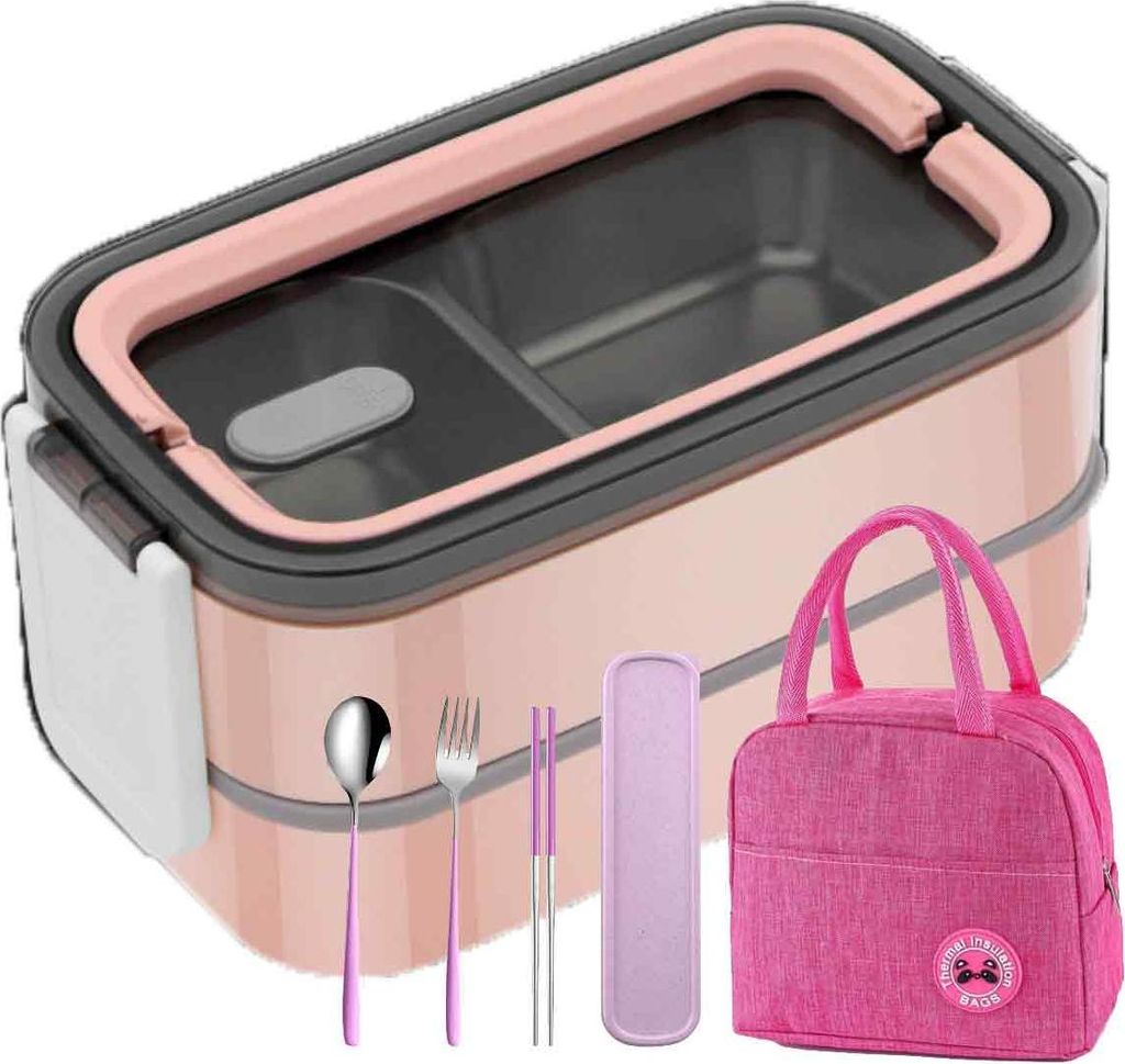 Isolierte Lunchbox aus 304 Edelstahl Tragbare Lunchbox für Grundschüler, die eine versiegelte Lunchbox verwenden