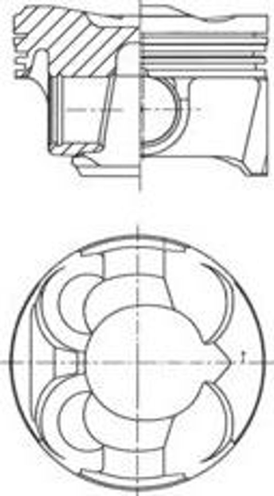 KOLBENSCHMIDT 41267600 Kolben für BMW 1 Schrägheck (F20) 3 Touring (F31) 3 Limousine (F30, F80) 1 Schrägheck (F21) passend für PEUGEOT 207 (WA,...