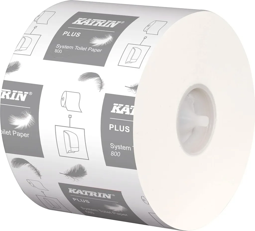 Papier toilette pour sanitaires à fort trafic Katrin Plus 36 gros rouleaux