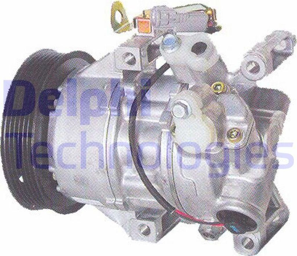 DELPHI TSP0155343 Klimakompressor OE 4471805940 kompatibel mit Yaris