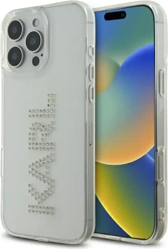 Karl Lagerfeld Klhcp16Xhklstdct Iphone 16 Pro Max 6.9" Przezroczysty/Transparentes Hardcase Iml Strass Logo