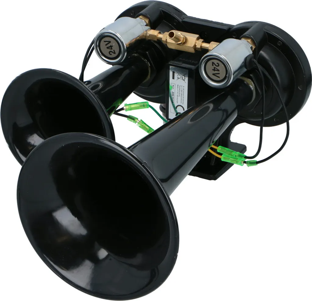 Avertisseur Sonore 24V All Ride Noir : Remplacez votre Klaxon Camion Faible