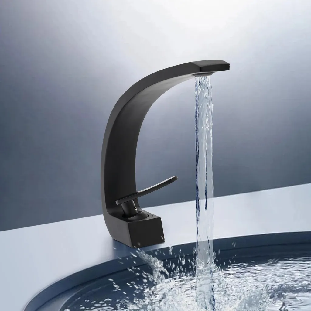 Mariner Logica Shine rubinetto lavabo XL con corpo del rubinetto