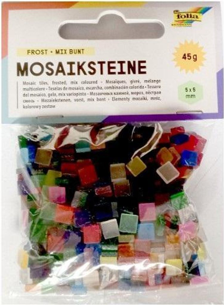 Kamyczki mrożone do dekoracji prac plastycznych 5 x 5 mm 45 Zdjęcie produktu 
