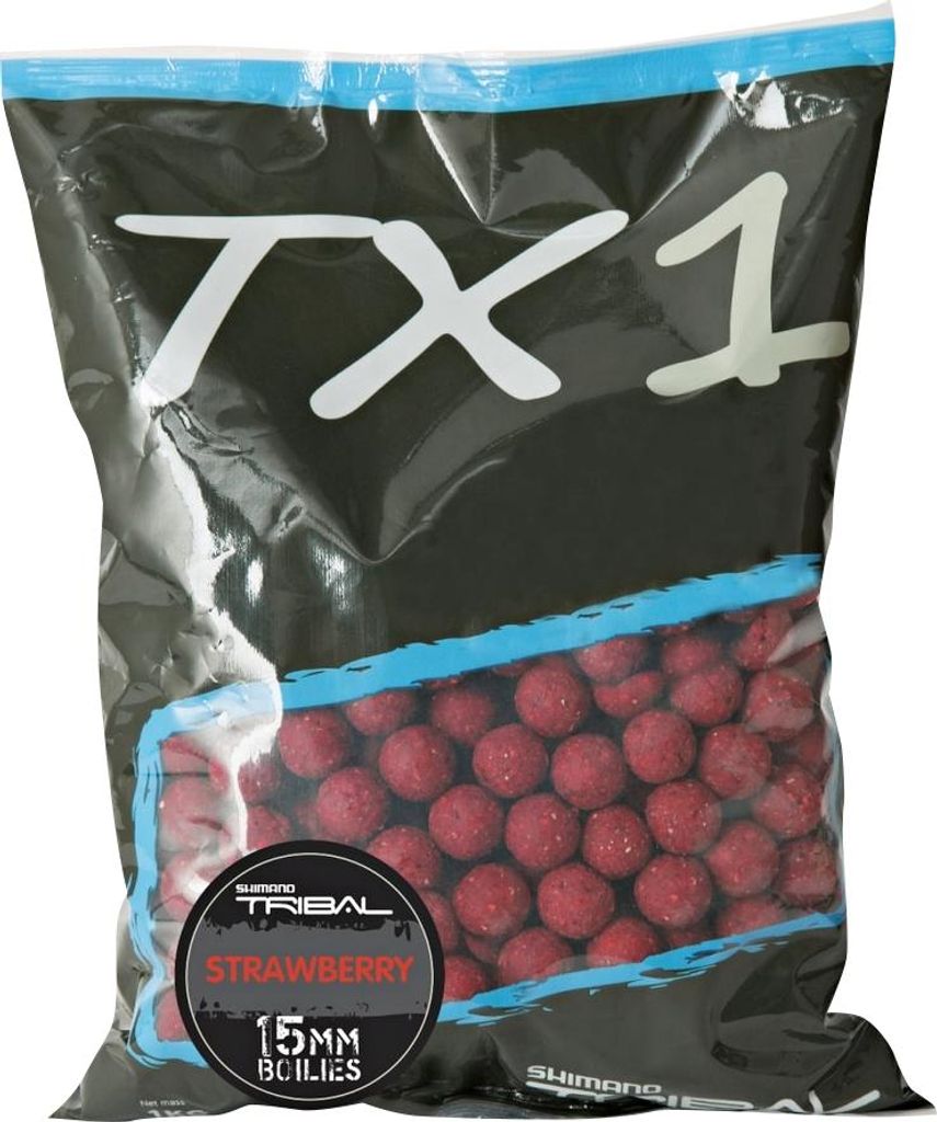 Shimano TX1 Strawberry Boilies 15mm - 5kg Produktbild 