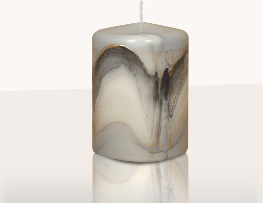 Designkerze Lido Stumpenkerze Anthrazit 100 x Ø 70 mm