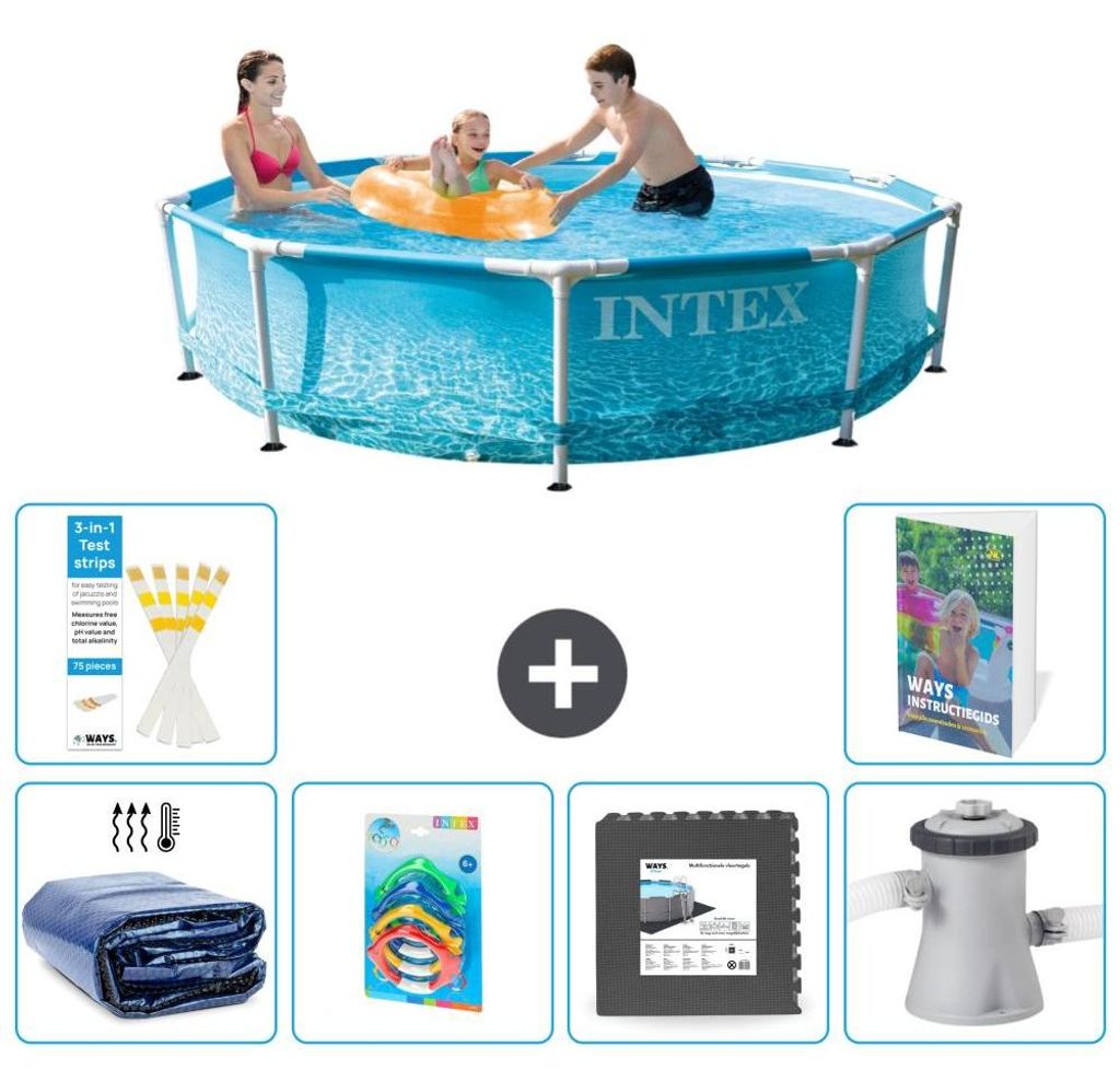 Frame Pool Rund - 305x76 cm - 7-teilig S3