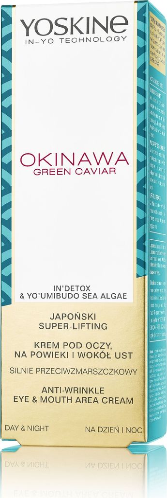Yoskine Okinawa Green Caviar Anti-Wrinkle Eye & Mouth Area Cream 15ml