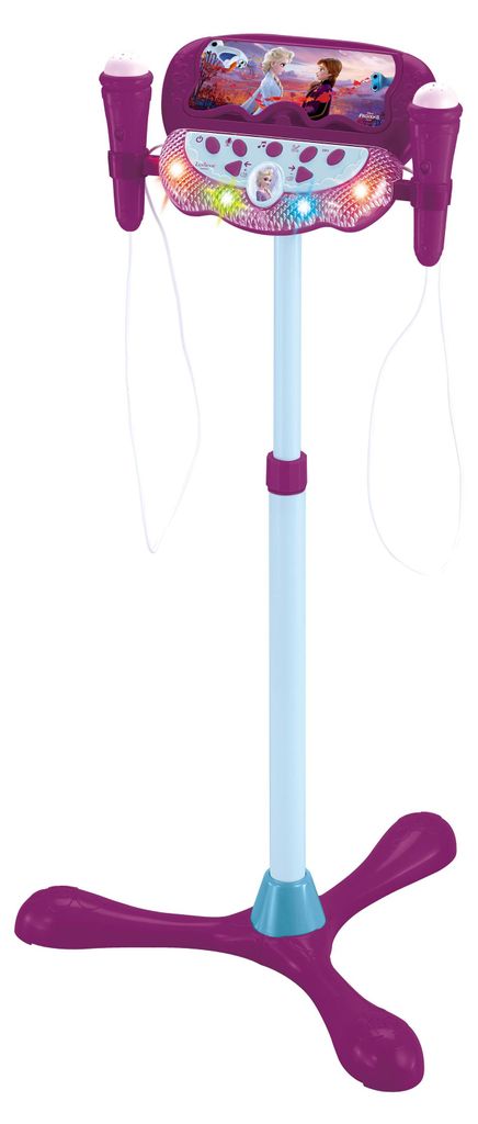 Supporto regolabile Frozen con 2 microfoni con effetti Immagine del prodotto 