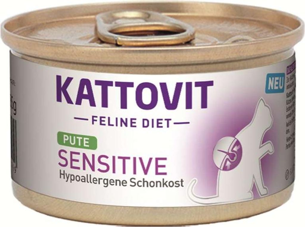 Kattovit - Feline Diet Dose Sensitive 12x85g | Pute
