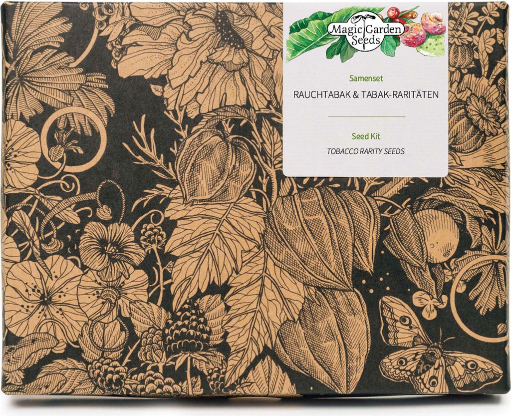 Tabak-Vielfalt - Samen-Geschenkset mit 3 Sorten Rauchtabak & Raritäten