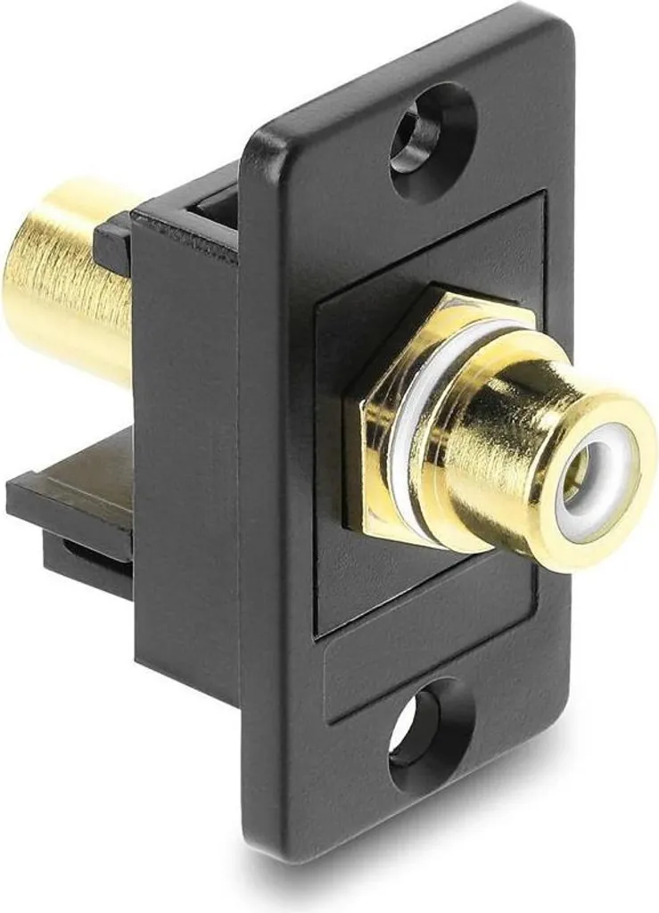 Embase RCA Cinch à Visser pour Panneau Audio Vidéo Contacts Dorés