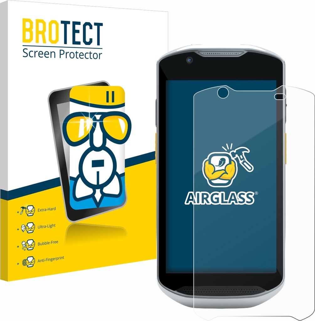 BROTECT Schutzglas für Zebra TC57x Schutzfolie Panzer Folie Glas Display Schutz klar