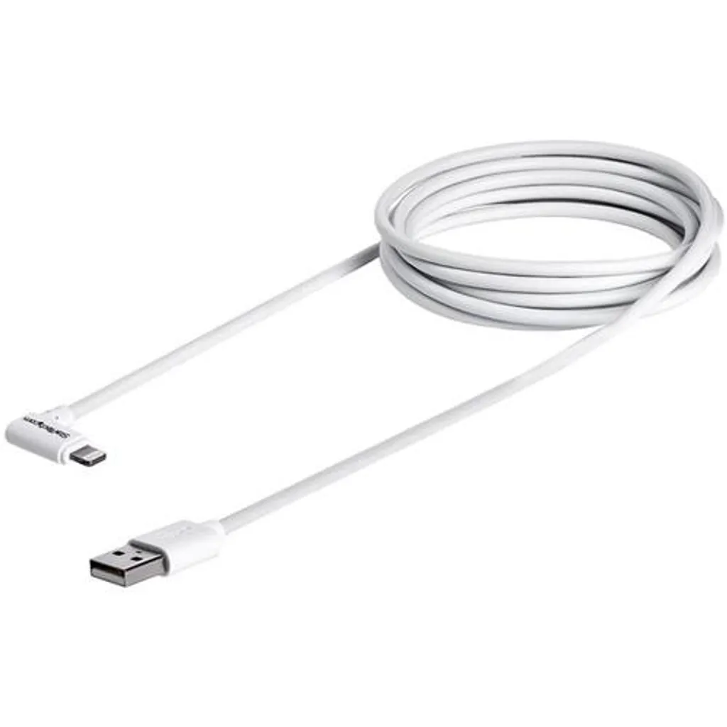 Câble Lightning coudé blanc 2m StarTech - Design ergonomique et robuste - 4