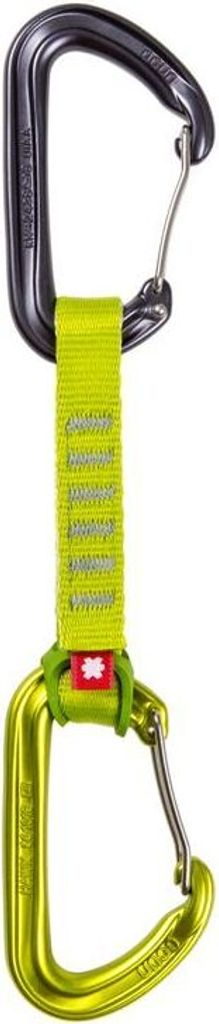 Hawk Qd Wire Eco-Pes 16 mm 10 cm 6-Pack, Green, Ocun
