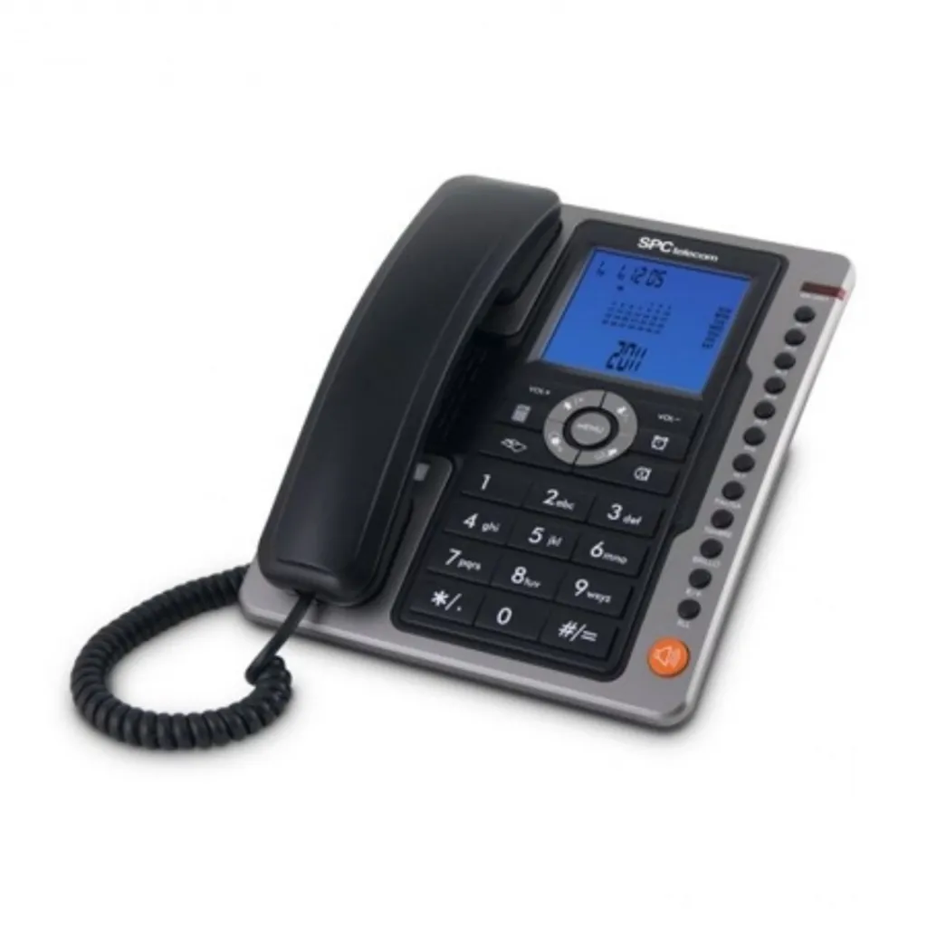 Téléphone SPC 3604N Noir - Ne Manquez Plus Aucun Appel grâce à la LED