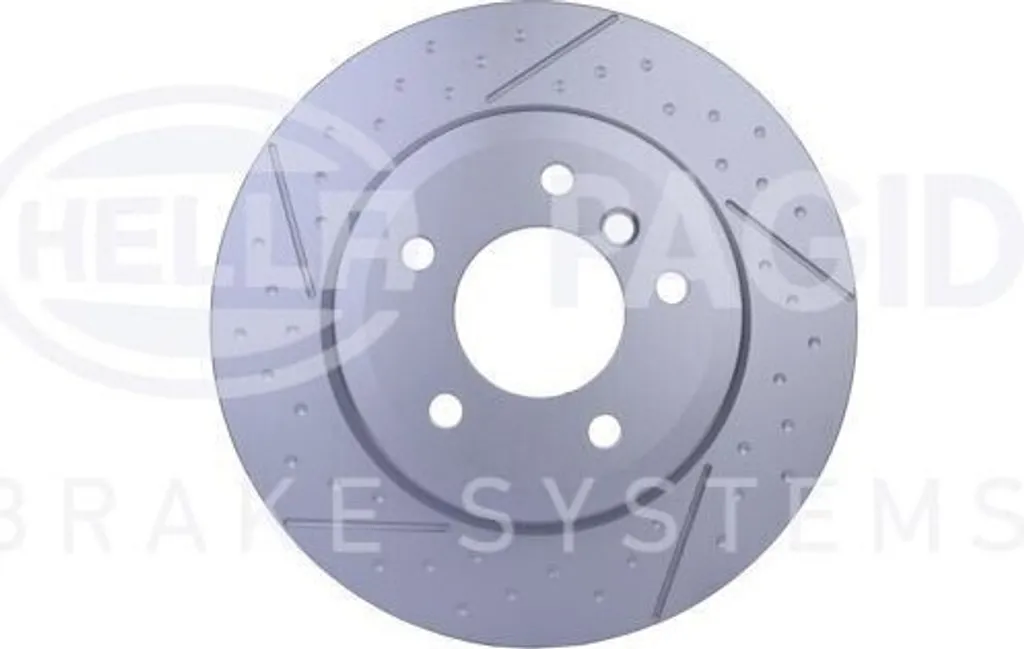 Disque de frein arrière ventilé HELLA compatible Série 3 E91 E90