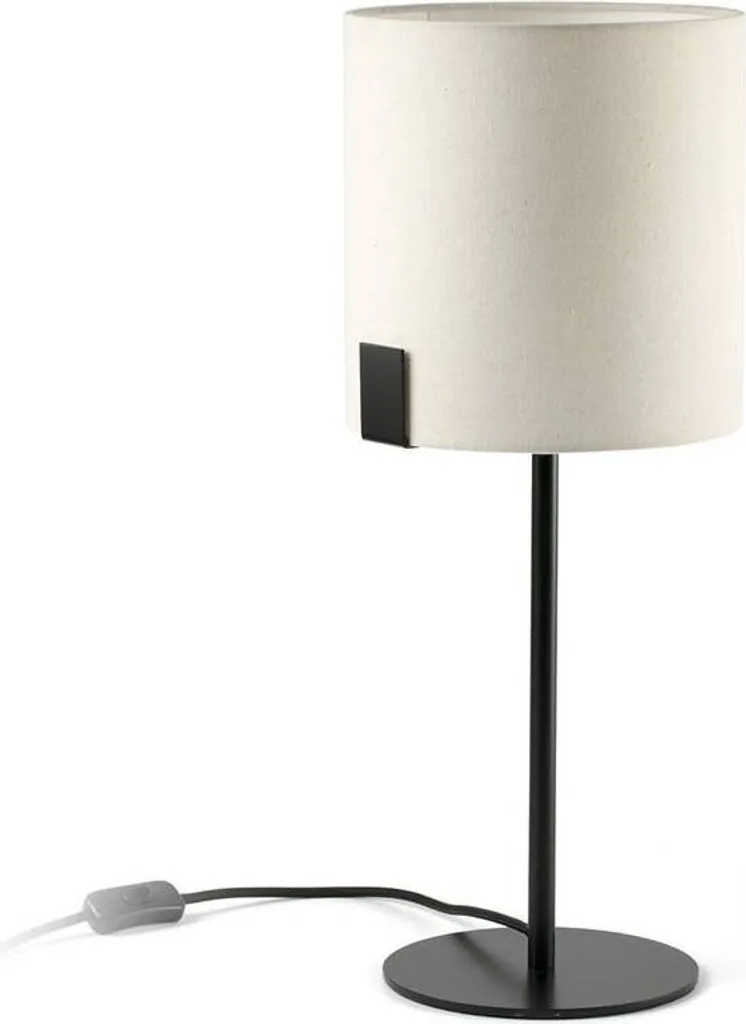 Lampe NILA 20054 anti-éblouissement noir et blanc cassé pour intérieur