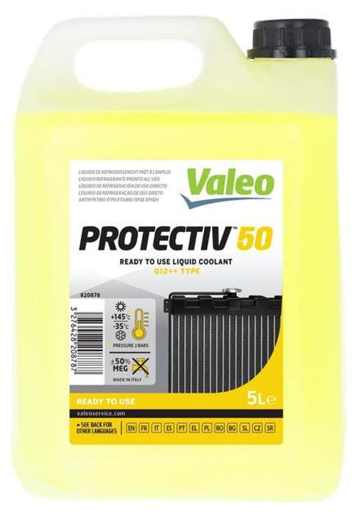 VALEO Kühlmittel Kühlerfrostschutz 5L Gelb -35°C 145°C Produktbild 