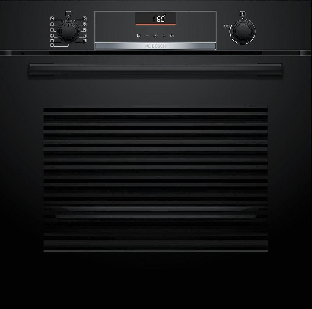 Herdset BOSCH Backofen Teleskopauszug 3D Heissluft Hydrolyse + PKM Induktionskochfeld Booster Touch Slider