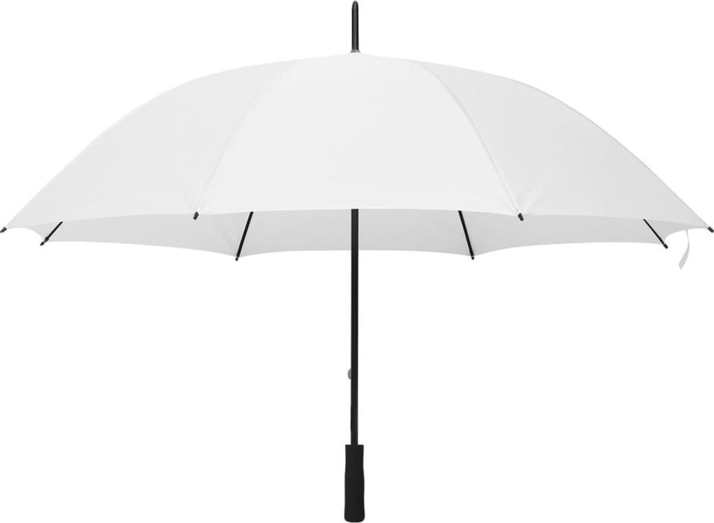 vidaXL Parapluie blanc 130 cm Image du produit 