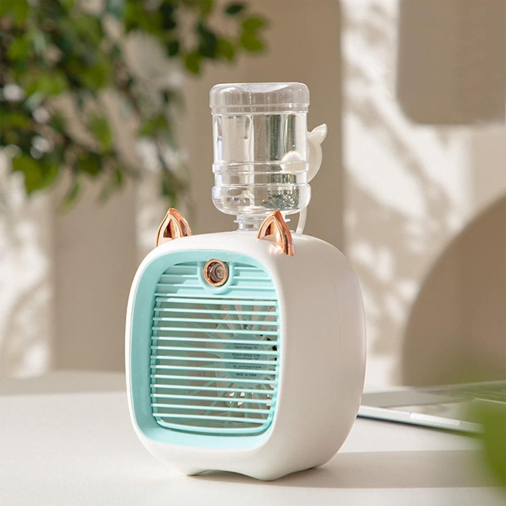 USB Mini Luftkühler Schreibtisch, tragbares Klimagerät mit Produktbild 