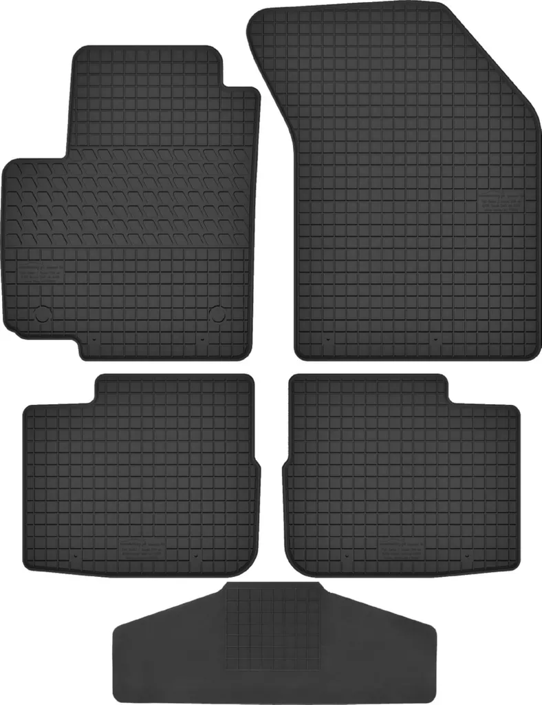 Tappetini Off-Road Fiat Sedici Gomma Pesante Protezione Tunnel 4x4