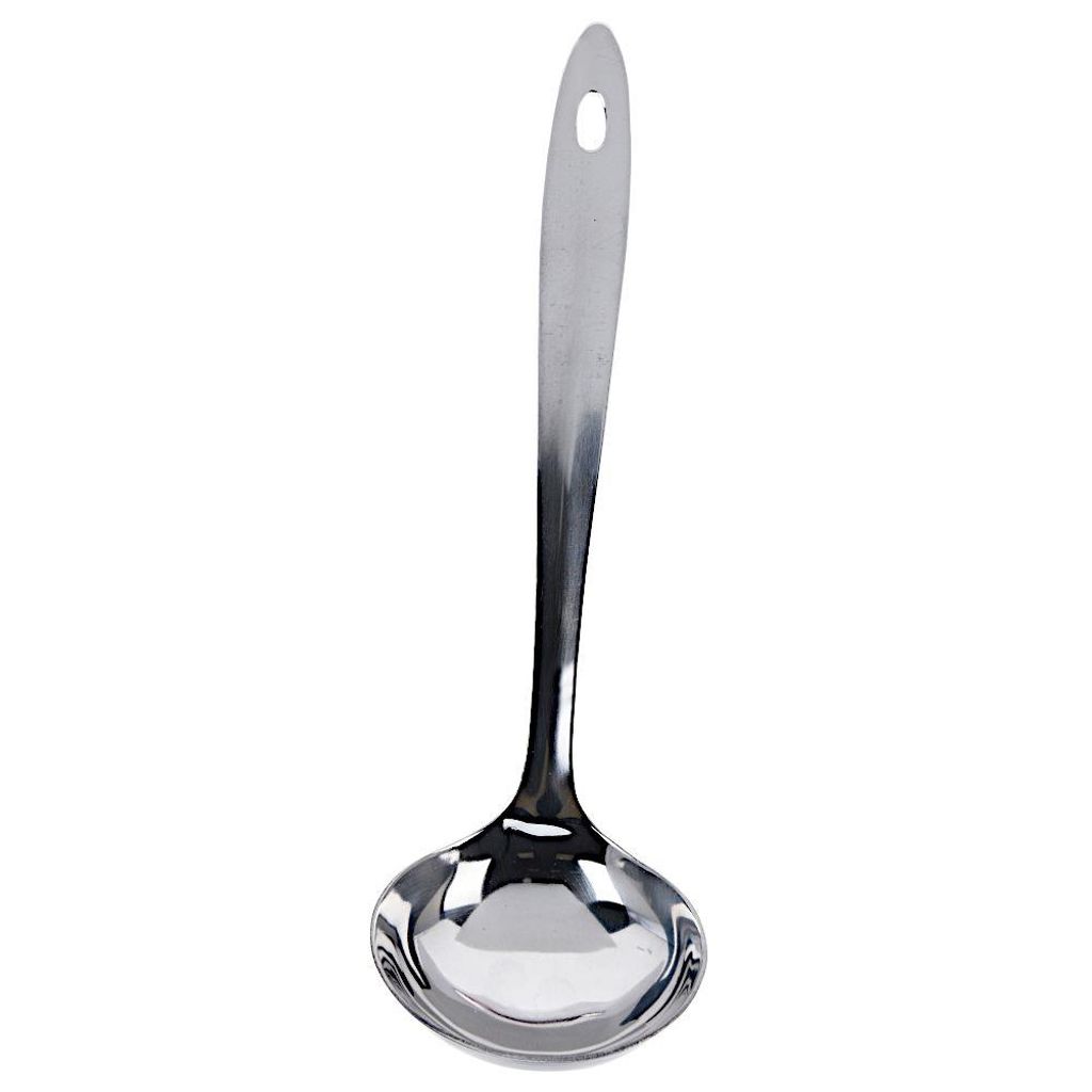 GET-IT Schöpflöffel Schöpfkelle aus STAHL für Suppen Soßen 29 cm