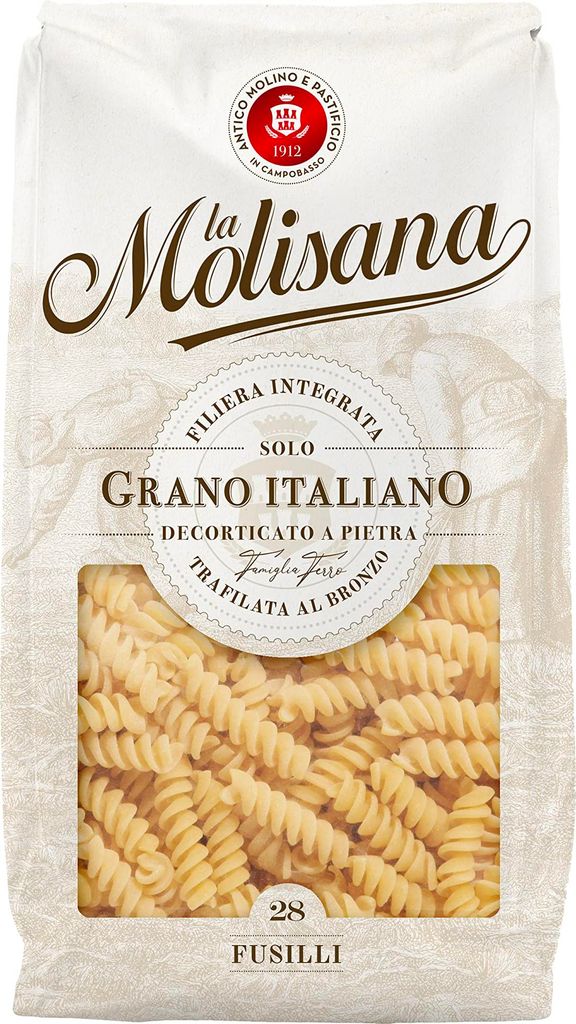 24x La Molisana Fusilli N. 28 Pasta Lenta Lavorazione Produktbild 