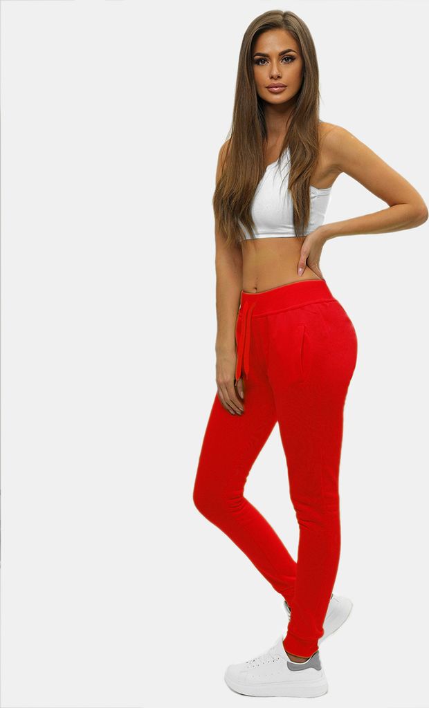 Damen Sporthose Rot OZONEE JS/CK01Z L