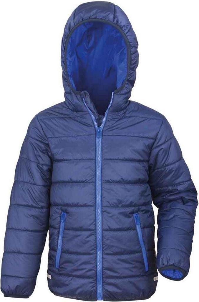 Result Core - Steppjacke für Kinder PC5471 (140) (Marineblau/Königsblau)