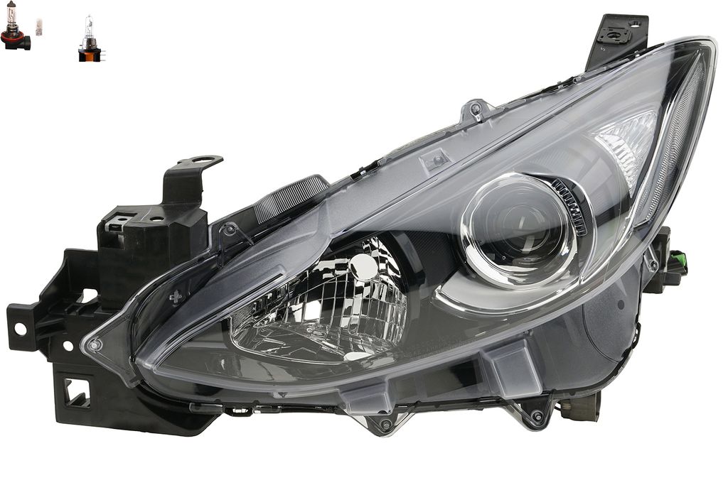 Johns, Scheinwerfer Front passend für Mazda 3 09/2013 -01/17 5 1 Links mit Leuchtmittel BHR1510L0 BHR1510L0A