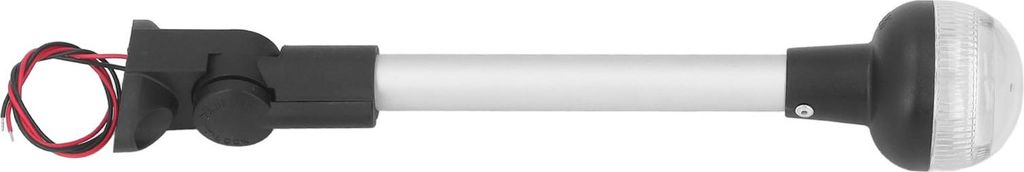 Ankerlicht 12 Zoll, 360¡ã, Korrosionsschutzbeschichtung, faltbarer, verstellbarer Sockel, Navigationslicht für Fischerboote, 12 V DC