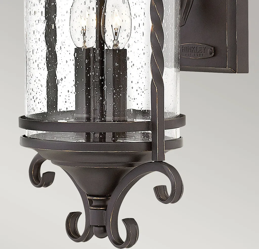 Lanterne murale extérieure rétro Stara czerń en métal noir E14 40W - 5
