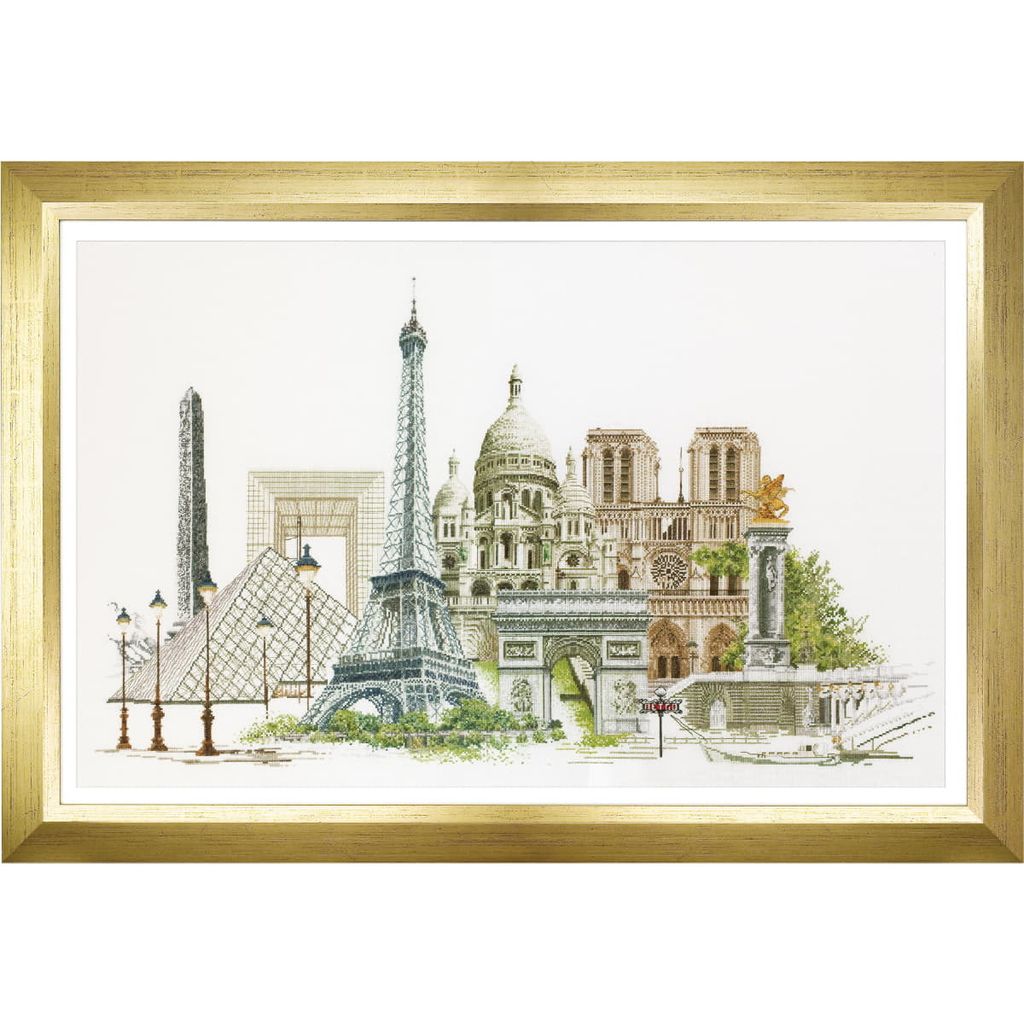 Thea Gouverr kruissteekset "Paris Aida", 79x50 cm Productafbeelding 