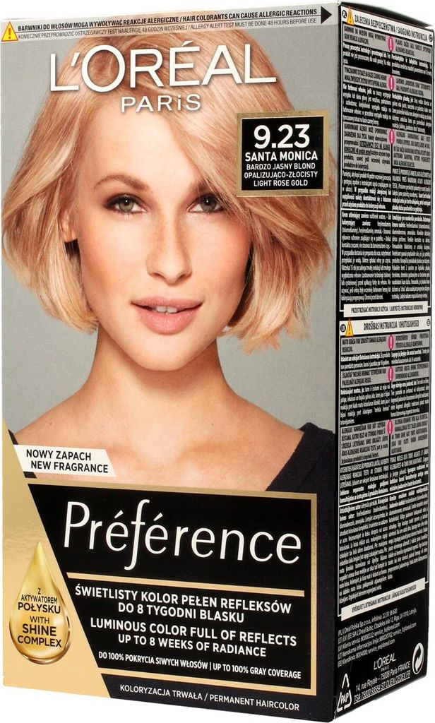 Loreal Paint Recital Preference 9.23 Very Light Blonde Produktbild 2