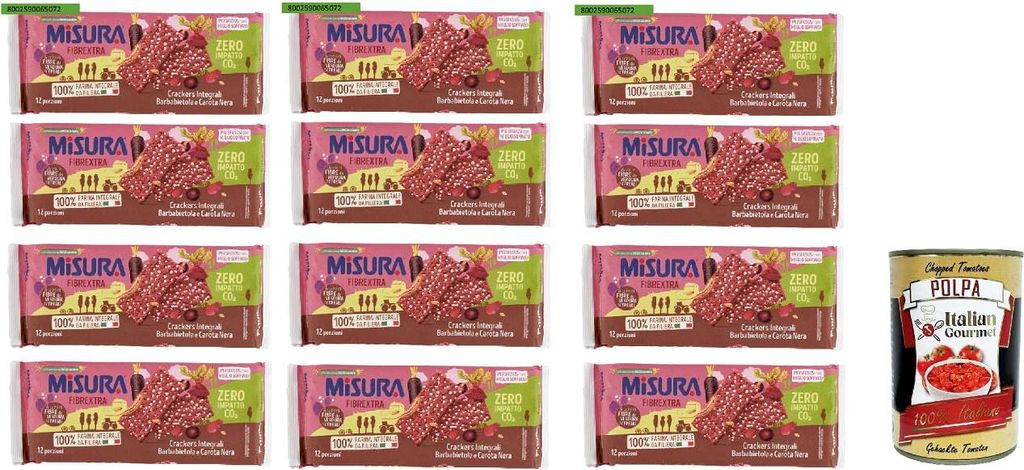 Misura 8002590065072, Salzcracker, Rote Bete, 385 g, Produktbild 