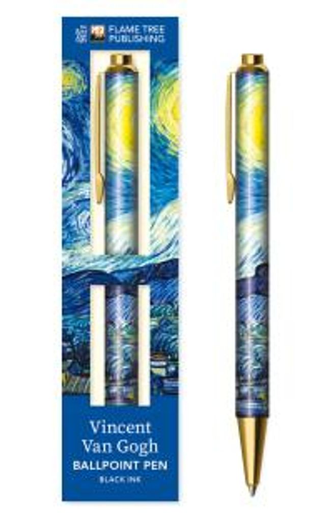 Vincent van Gogh : La nuit étoilée Stylo à bille décoratif Image du produit 