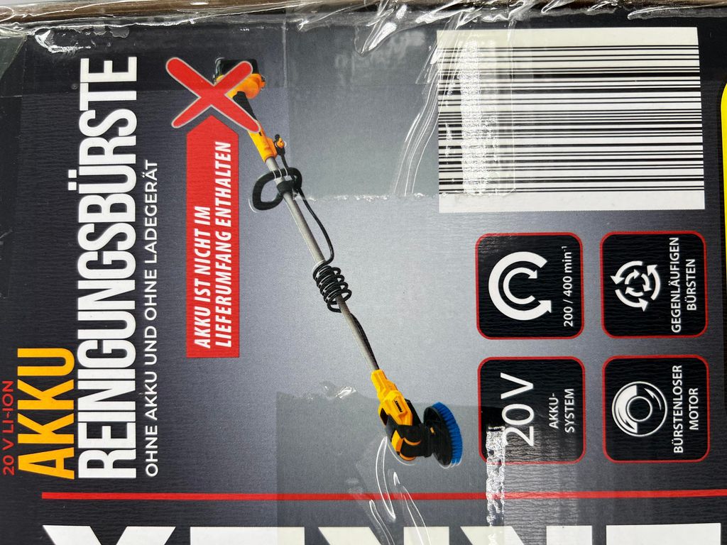 FERREX Akku-Reinigungsbürste 20 V
