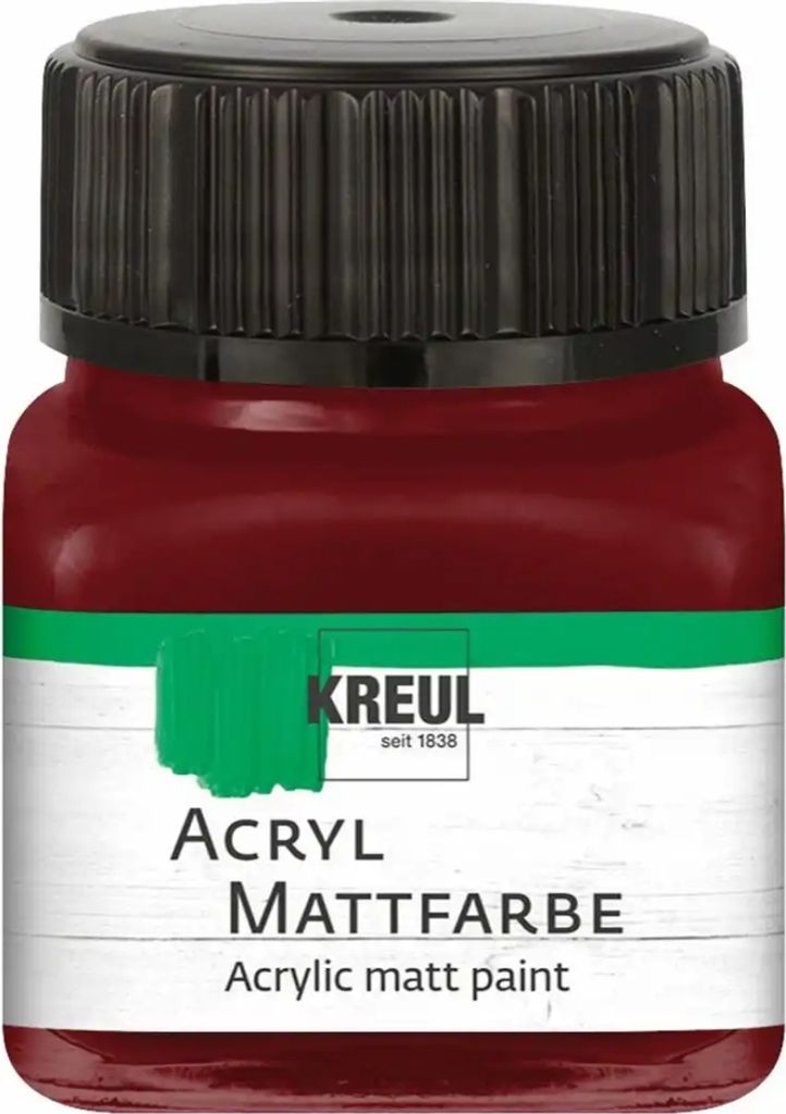 KREUL Acryl Mattfarbe Maron 20 ml Produktbild 